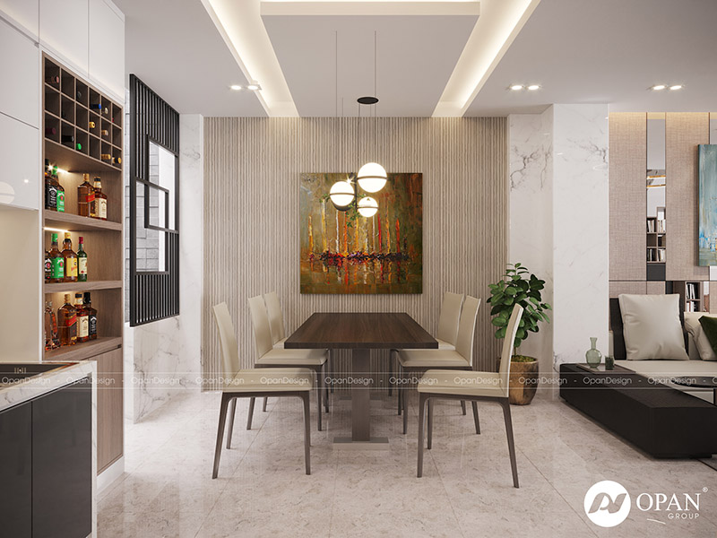 Thiết kế nội thất căn hộ anh Ngọc