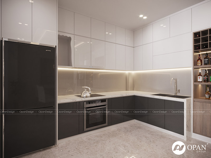 Thiết kế nội thất căn hộ anh Ngọc