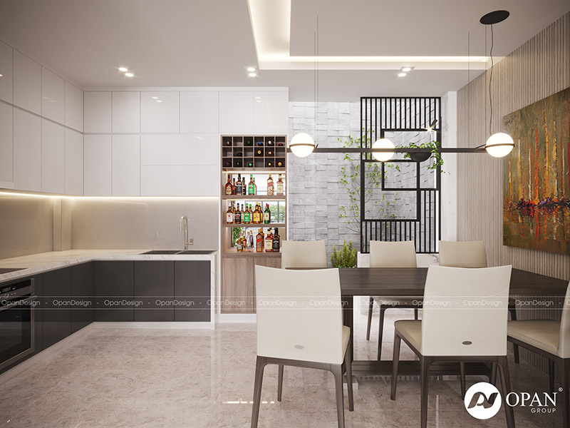 Thiết kế nội thất căn hộ anh Ngọc