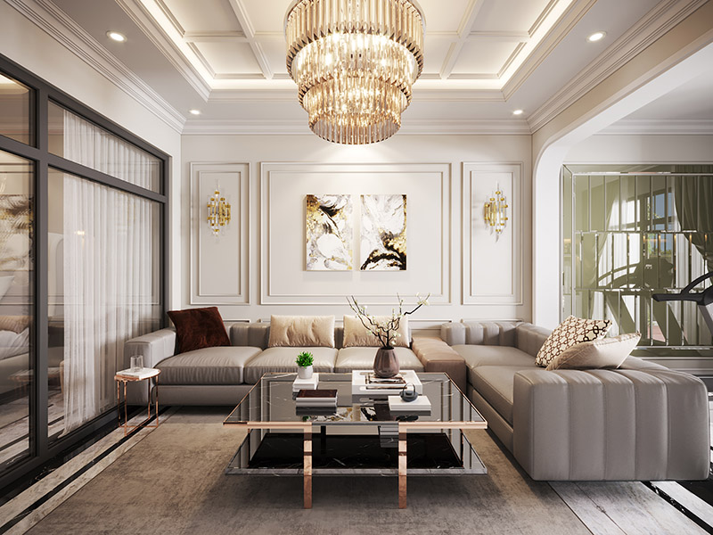 Thiết kế nội thất căn hộ anh Nam Phương