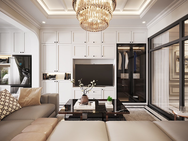 Thiết kế nội thất căn hộ anh Nam Phương