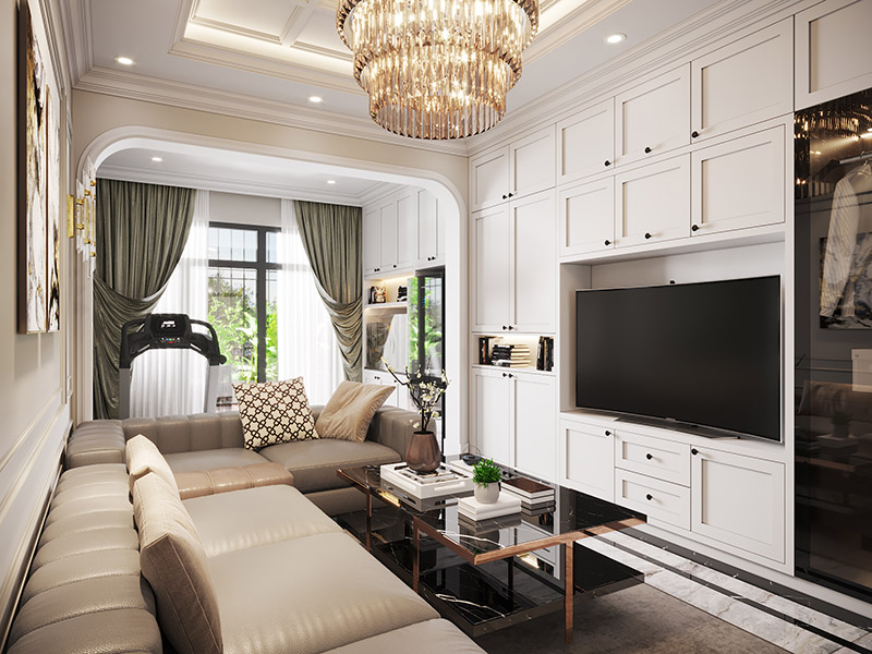 Thiết kế nội thất căn hộ anh Nam Phương