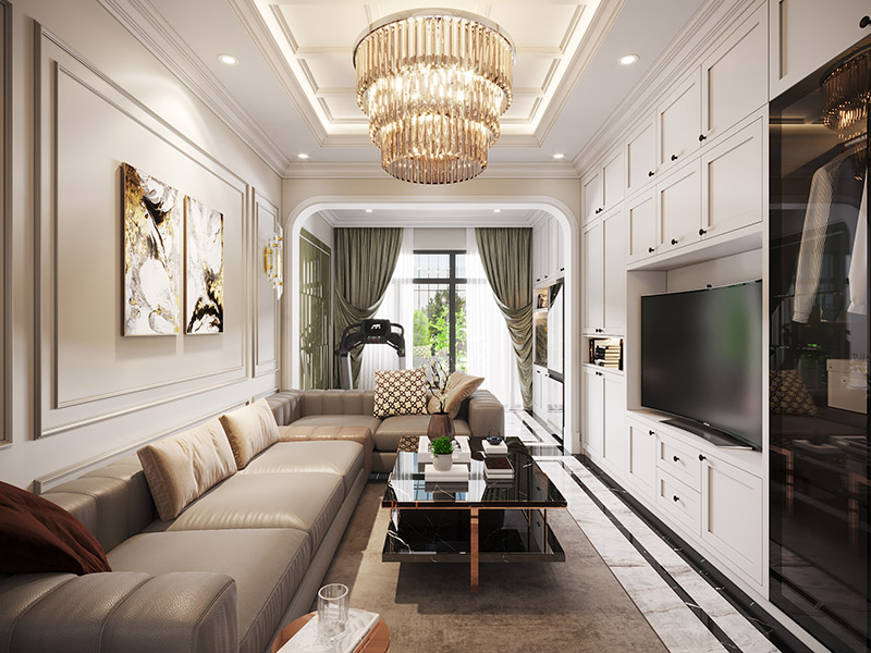 Thiết kế nội thất căn hộ anh Nam Phương