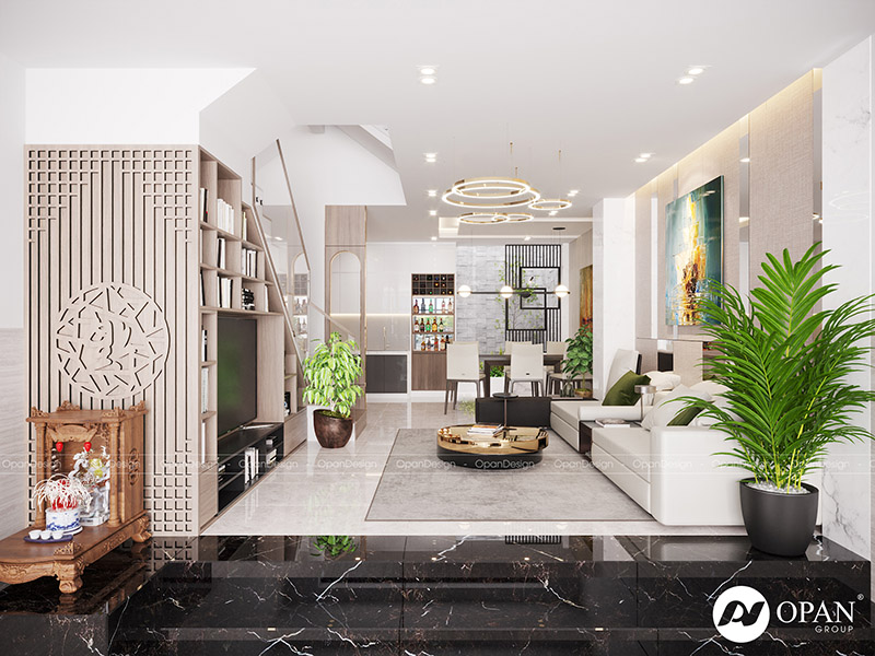 Thiết kế nội thất căn hộ anh Ngọc
