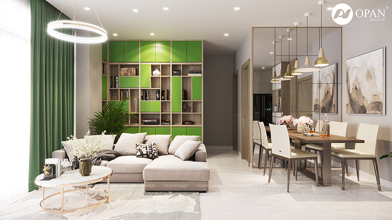 Thiết kế nội thất căn hộ anh Phương