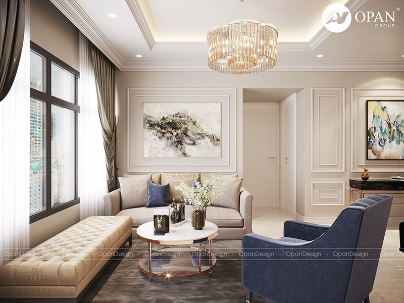 Thiết kế nội thất căn hộ chị Hằng