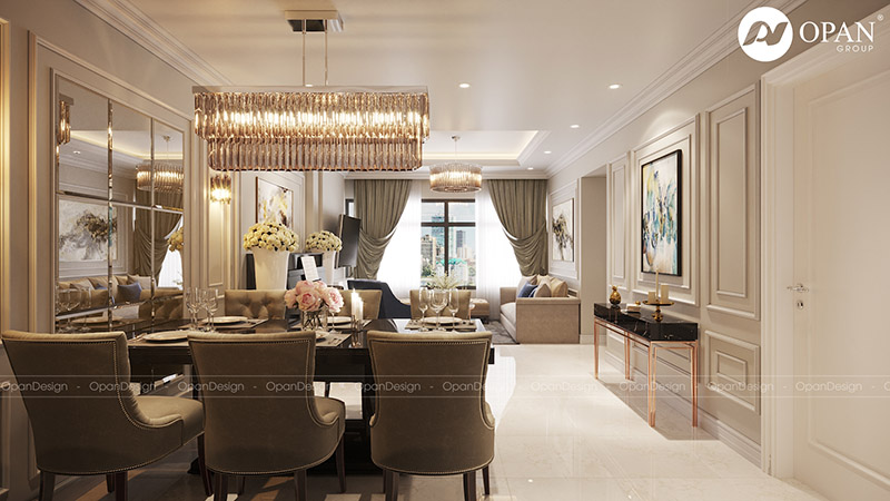 Thiết kế nội thất căn hộ chị Hằng