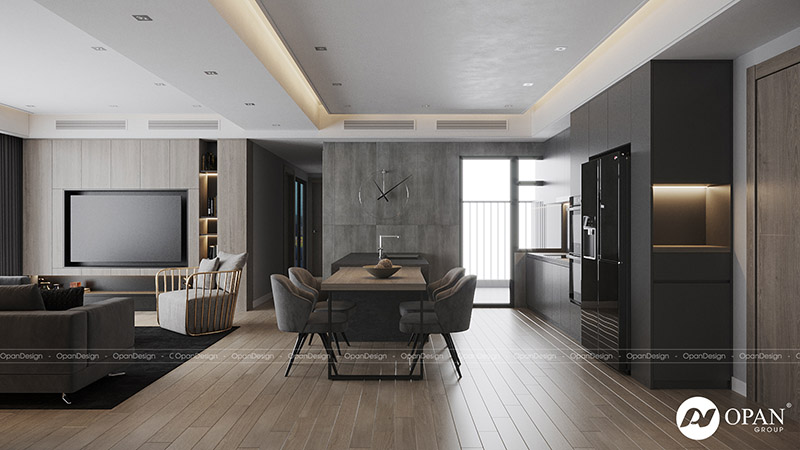 Thiết kế nội thất căn hộ chị Thảo My