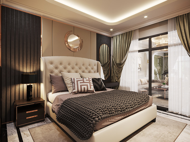 Thiết kế nội thất căn hộ anh Nam Phương hạng mục phòng bếp