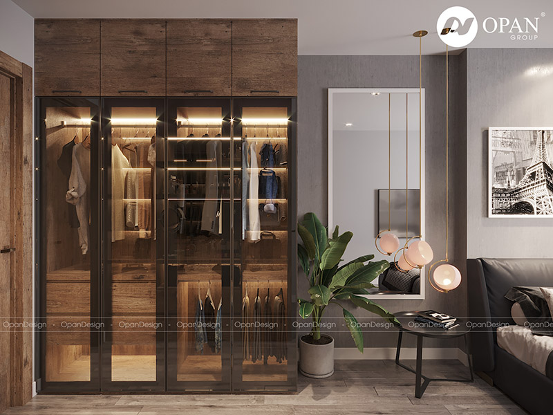 Thiết kế nội thất căn hộ chị Dung