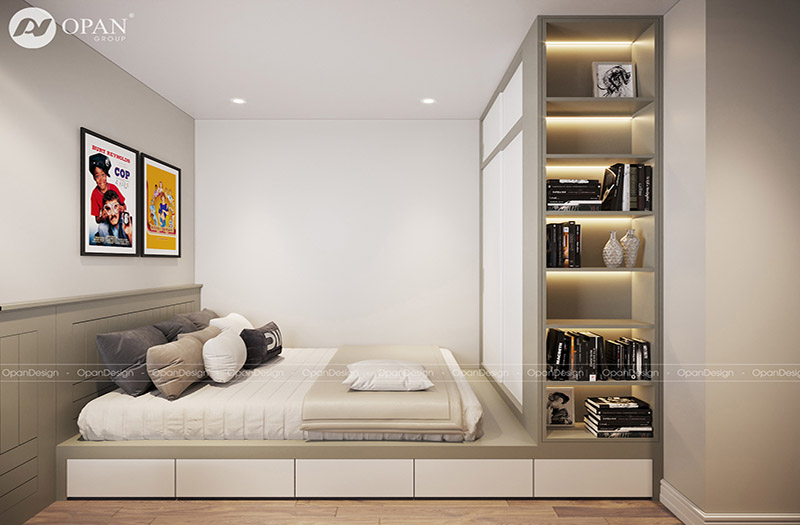 Thiết kế nội thất căn hộ chị Hằng
