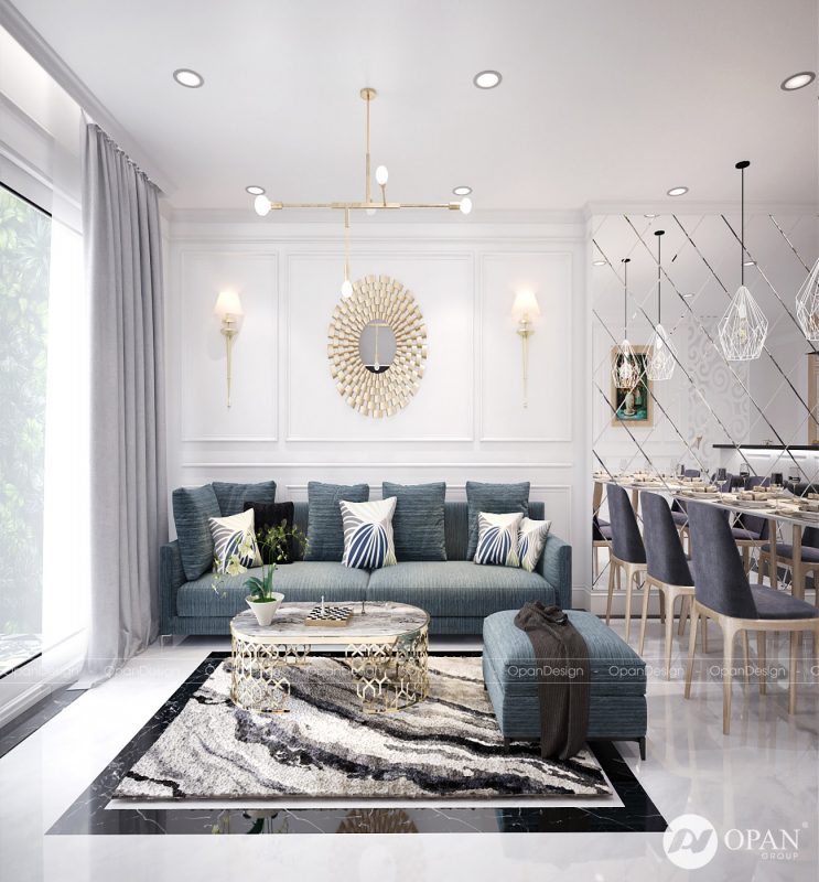 Phong cách thiết kế nội thất tân cổ điển