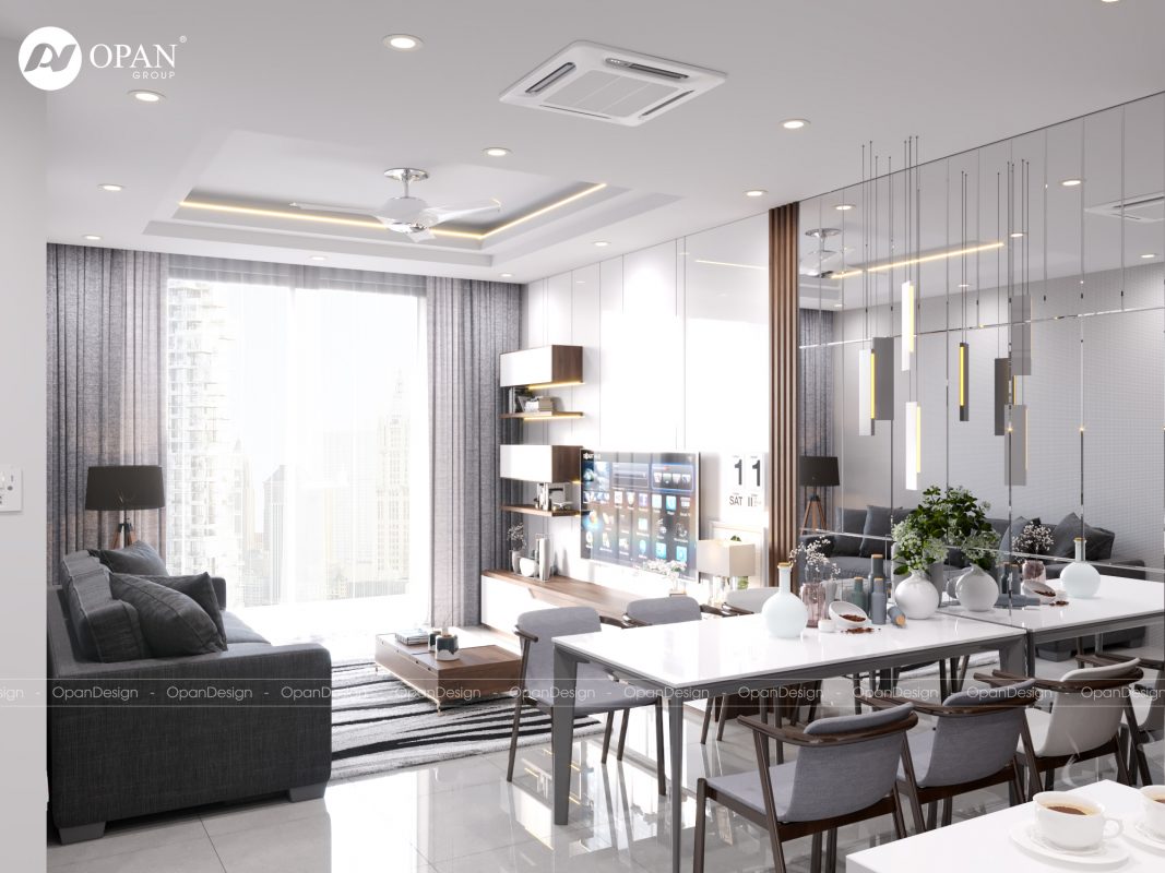 Thiết kế nội thất nhà bếp với tông màu be