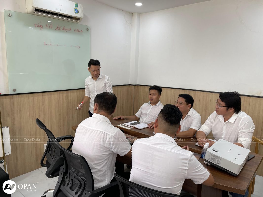 Thi công nội thất trọn gói tại OPAN với quy trình làm việc chuyên nghiệp