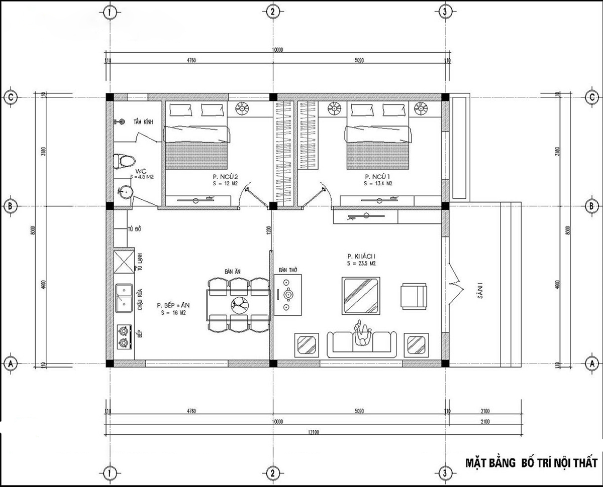 Thiết kế nhà cấp 4